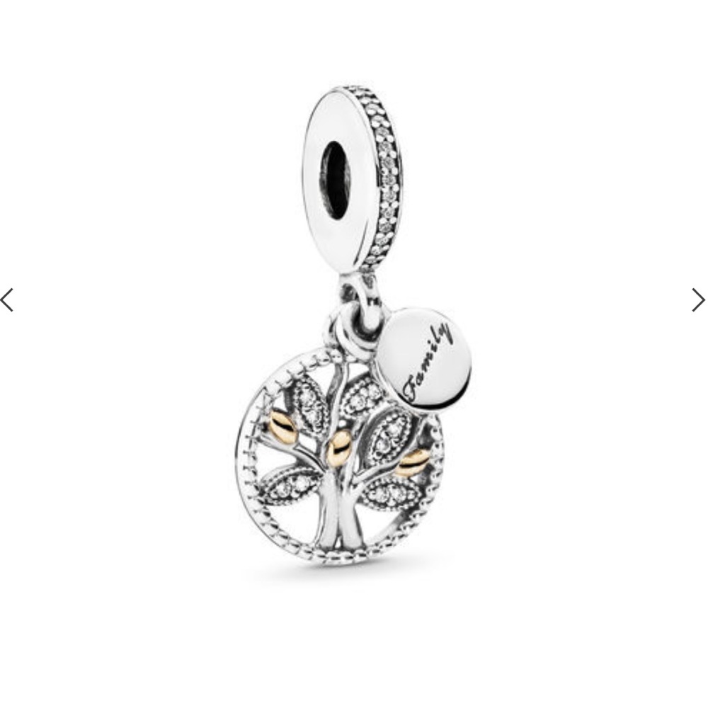 PANDORA FAMILY TREE DANGLE CHARM